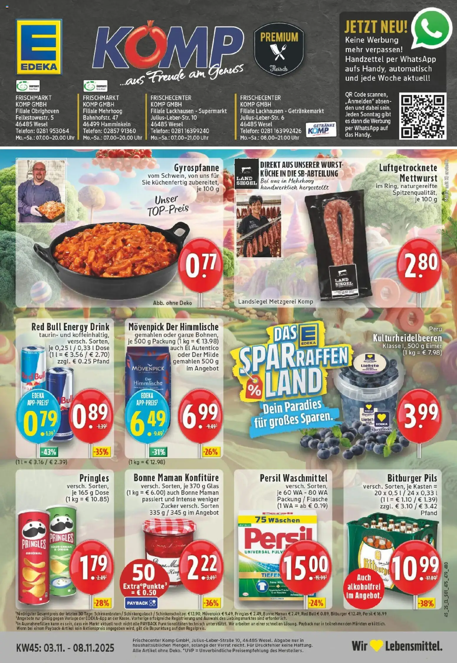 Vorschau von dem Prospekt des Geschäftes Edeka, gültig ab dem 02.11.2025