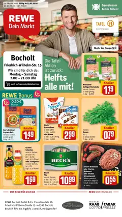 Vorschau von dem Prospekt des Geschäftes Rewe, gültig ab dem 22.02.2026
