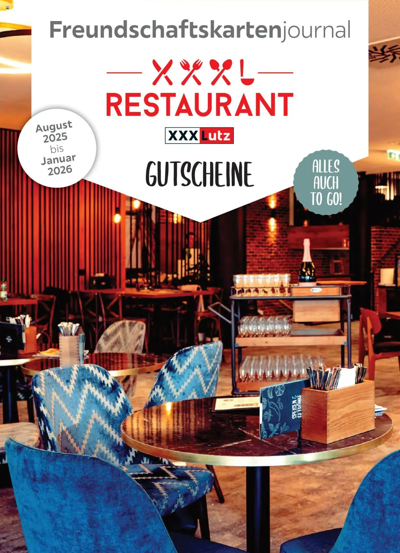XXXL Lutz Restaurantgutscheine (vom 01.08.2025 - 31.01.2026)