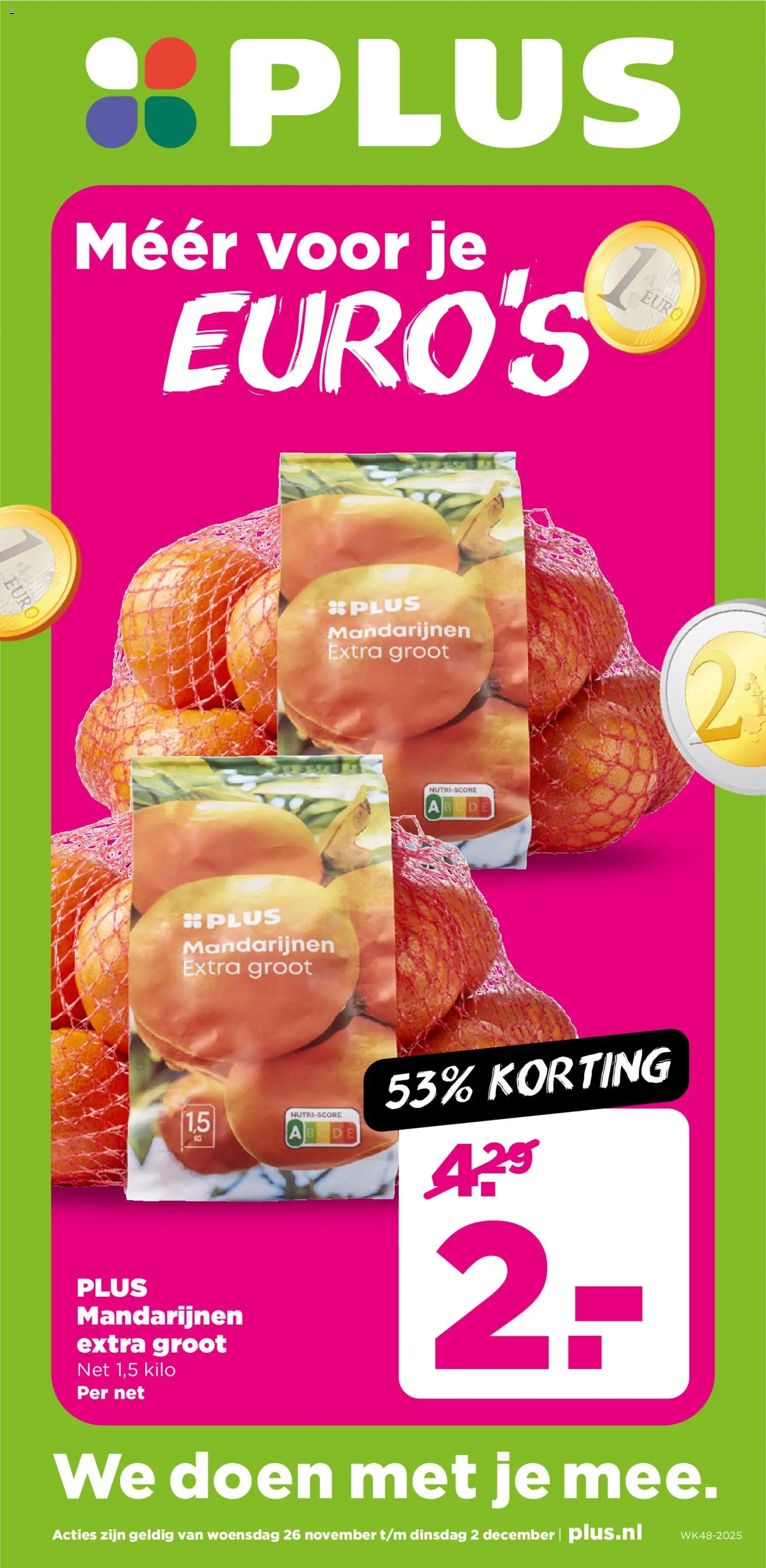 Voorbeeld van Folder week 48 van winkel Plus geldig vanaf 26-11-2025