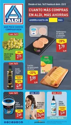 Vista previa del folleto de la tienda Aldi válido desde el 16/02/2026 