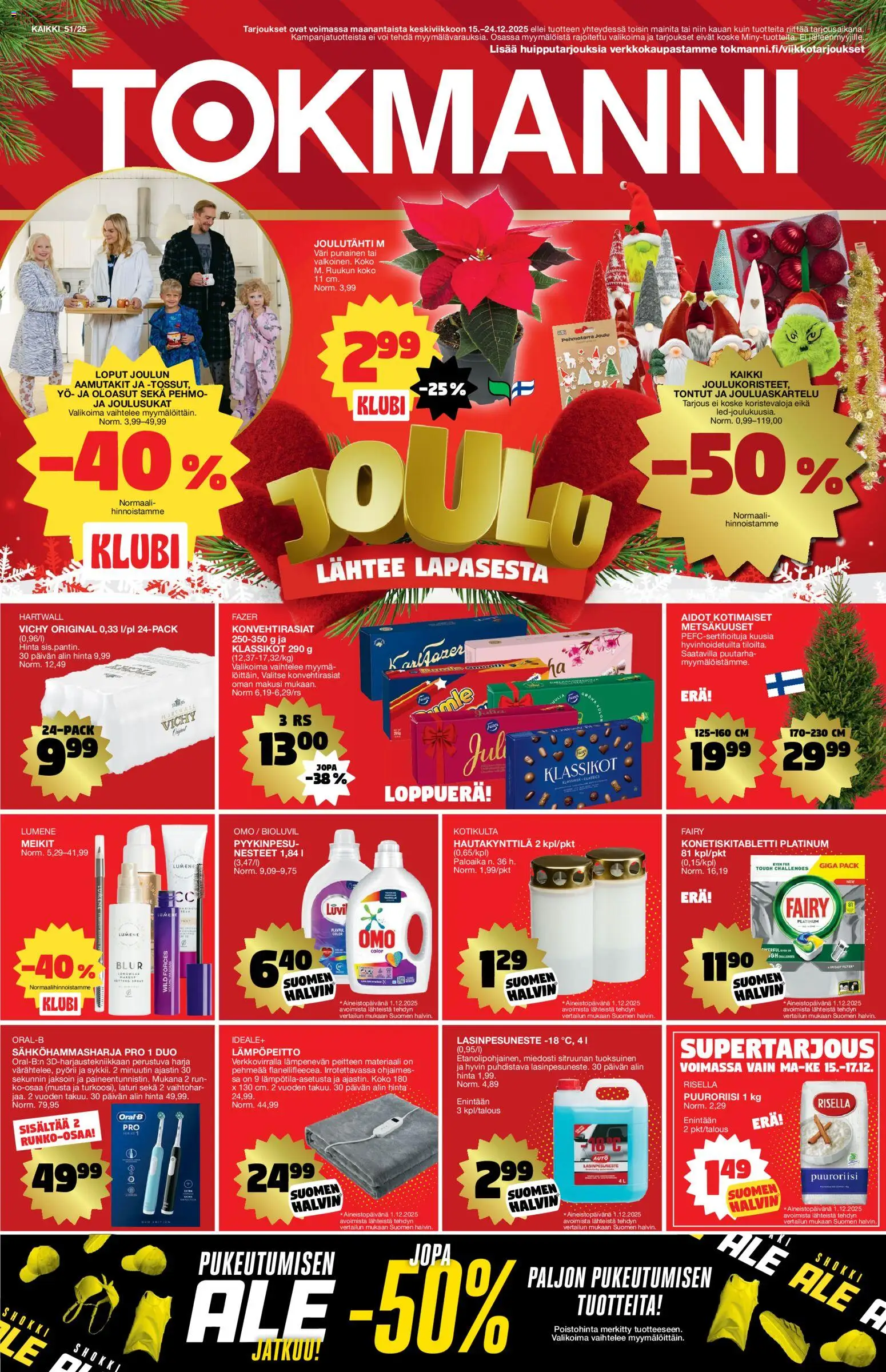 Kaupan Tokmanni Tarjoukset esikatselu, voimassa 15/12/2025