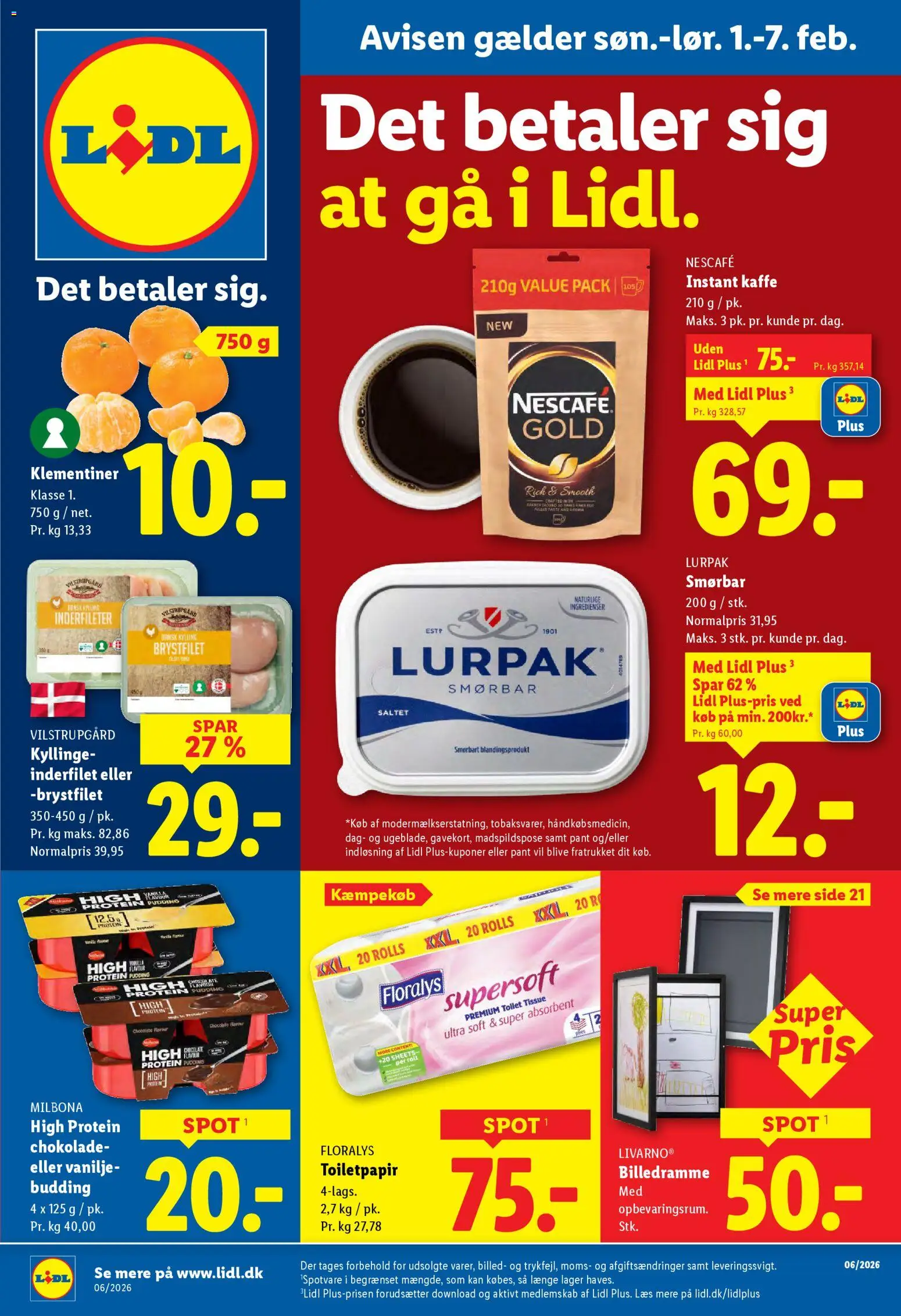 Eksempel på tilbudsavis Tilbudsavis fra butik Lidl gyldig fra 01/02/2026
