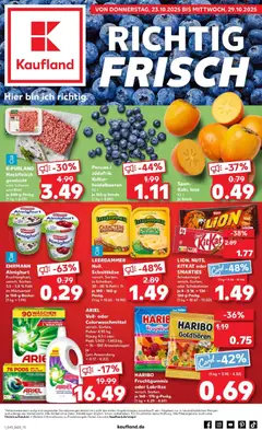 Vorschau von dem Prospekt des Geschäftes Kaufland, gültig ab dem 23.10.2025