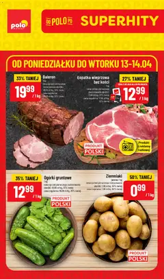 Pogląd gazetki "POLOmarket gazetka - Super Hity" ze sklepu POLOmarket ważnej od 13.04.2026
