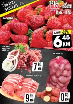 Pregled letka Prodex vikend akcija - Tomislavgrad trgovine Prodex vrijedi od 10.04.2026