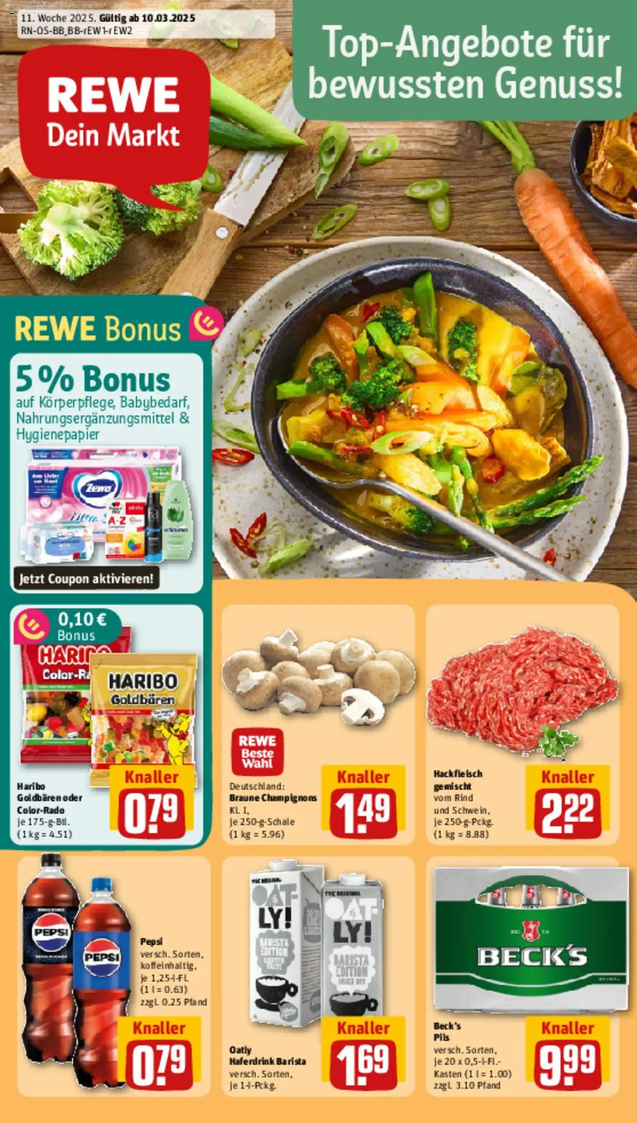 REWE Prospekt ab 10.03.2025 nächste Woche Prospekt