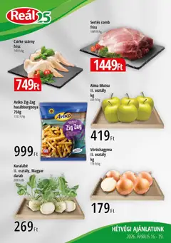 Reál - Reál Bevásárló hétvége - Pest megye megtekintése, amely érvényes 2026.04.16.-től
