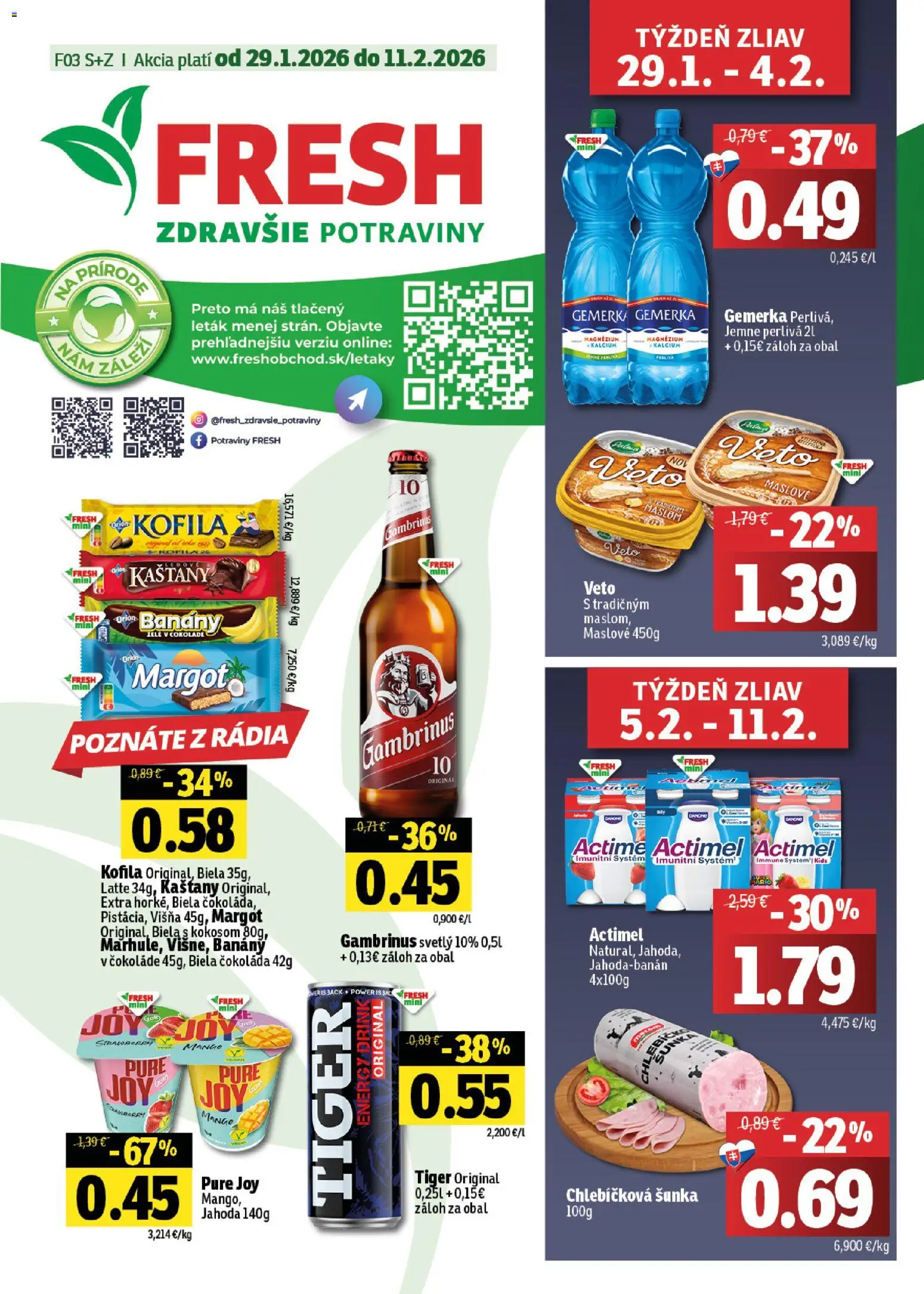 Náhľad Fresh letáku platného od 29.01.2026
