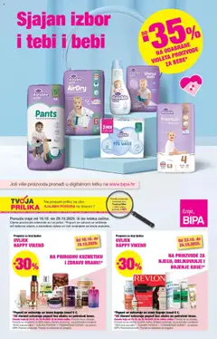 Pregled letka Katalog trgovine Bipa vrijedi od 16.10.2025