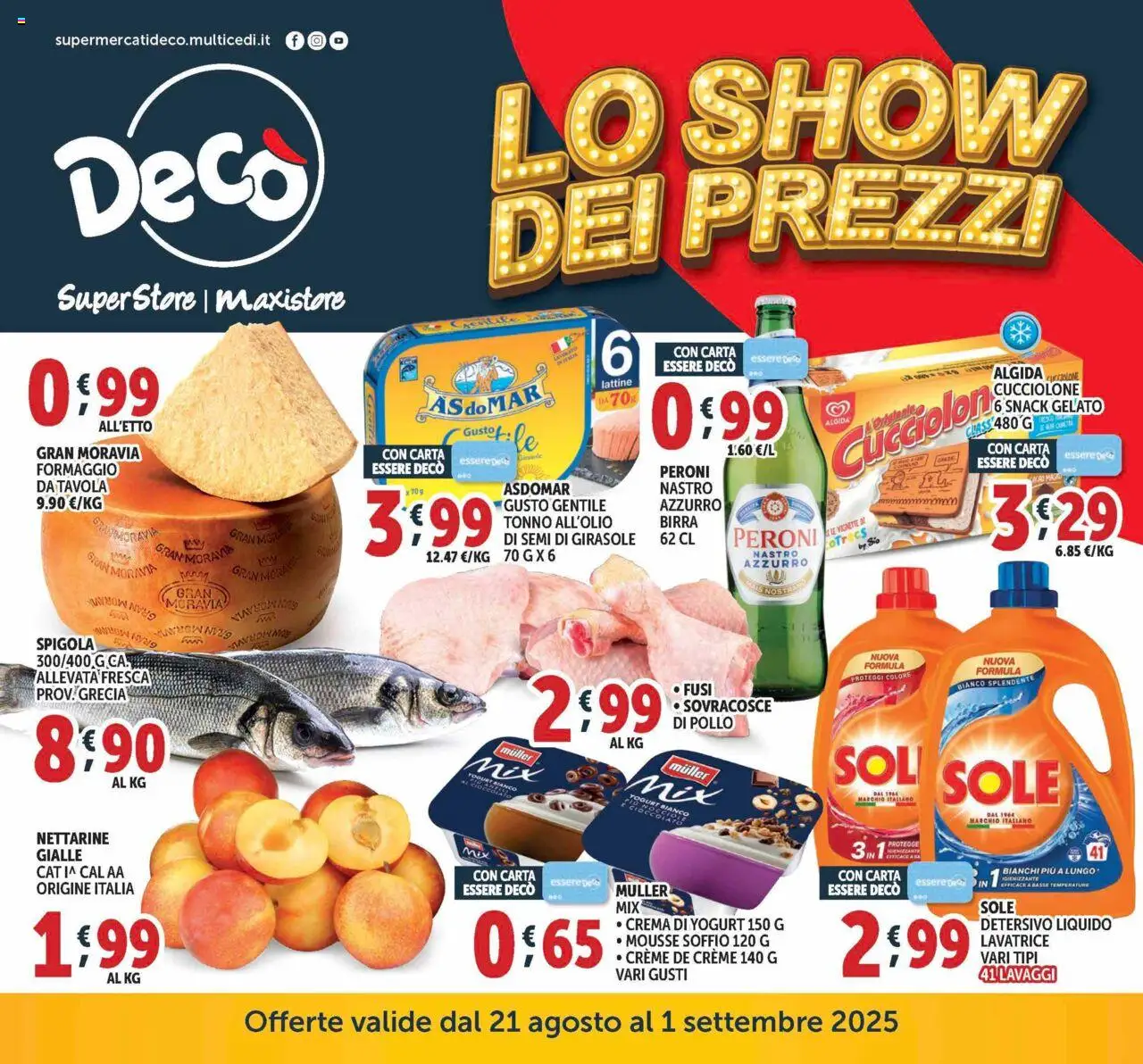Volantino Decò valido da 21/08/2025 numero di pagina 1