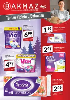 Pregled letka Katalog trgovine Bakmaz vrijedi od 12.01.2026