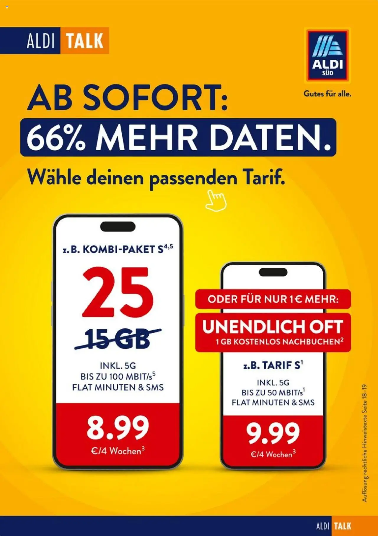 Aldi Süd Talk (vom von Donnerstag 18.09.2025)