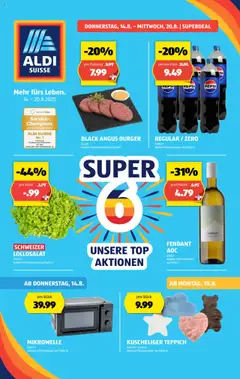 Vorschau des Merkblatts Aktionen vom Shop Aldi gültig von 14.08.2025 bis 20.08.2025