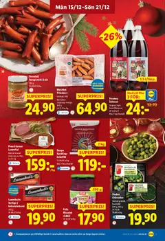 Förhandsgranska reklamblad Aktuella reklamblad Lidl från butik Lidl gäller från 15/12/2025 | Sida: 9