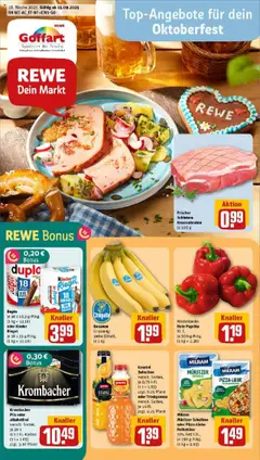 Vorschau von dem Prospekt des Geschäftes Rewe, gültig ab dem 14.09.2025