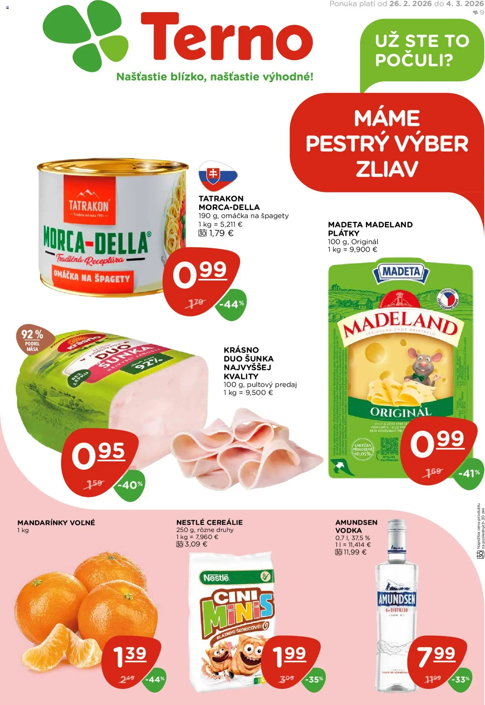 Náhľad Terno letáku platného od 26.02.2026