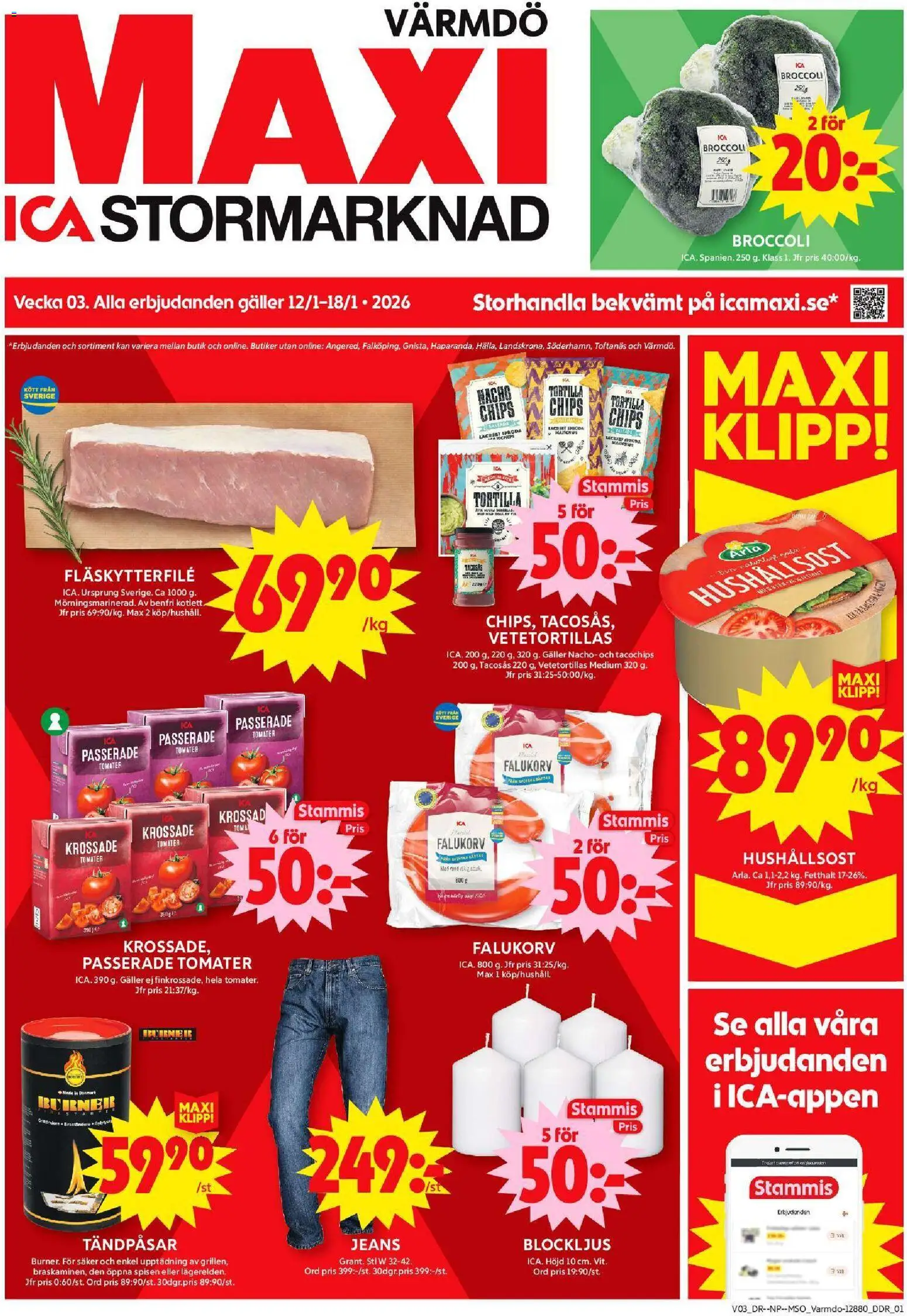Förhandsgranska reklamblad Gustavsberg från butik ICA Maxi gäller från 12/01/2026