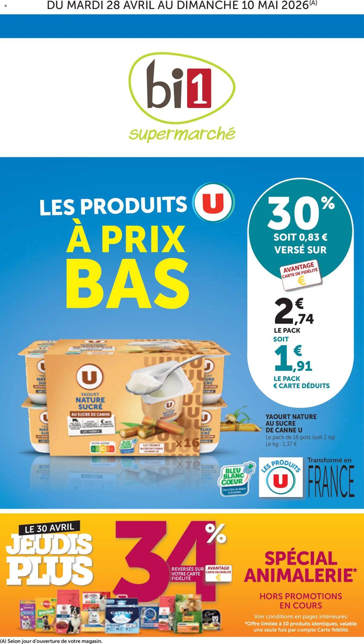 Prévisualisation de bi1 Catalogue du magasin bi1 formulaire valide 21/04/2026