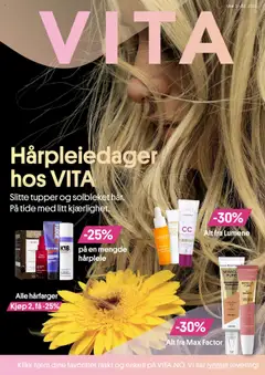 Forhåndsvis Kundeavis fra butikk Vita gyldig fra 29/07/2025