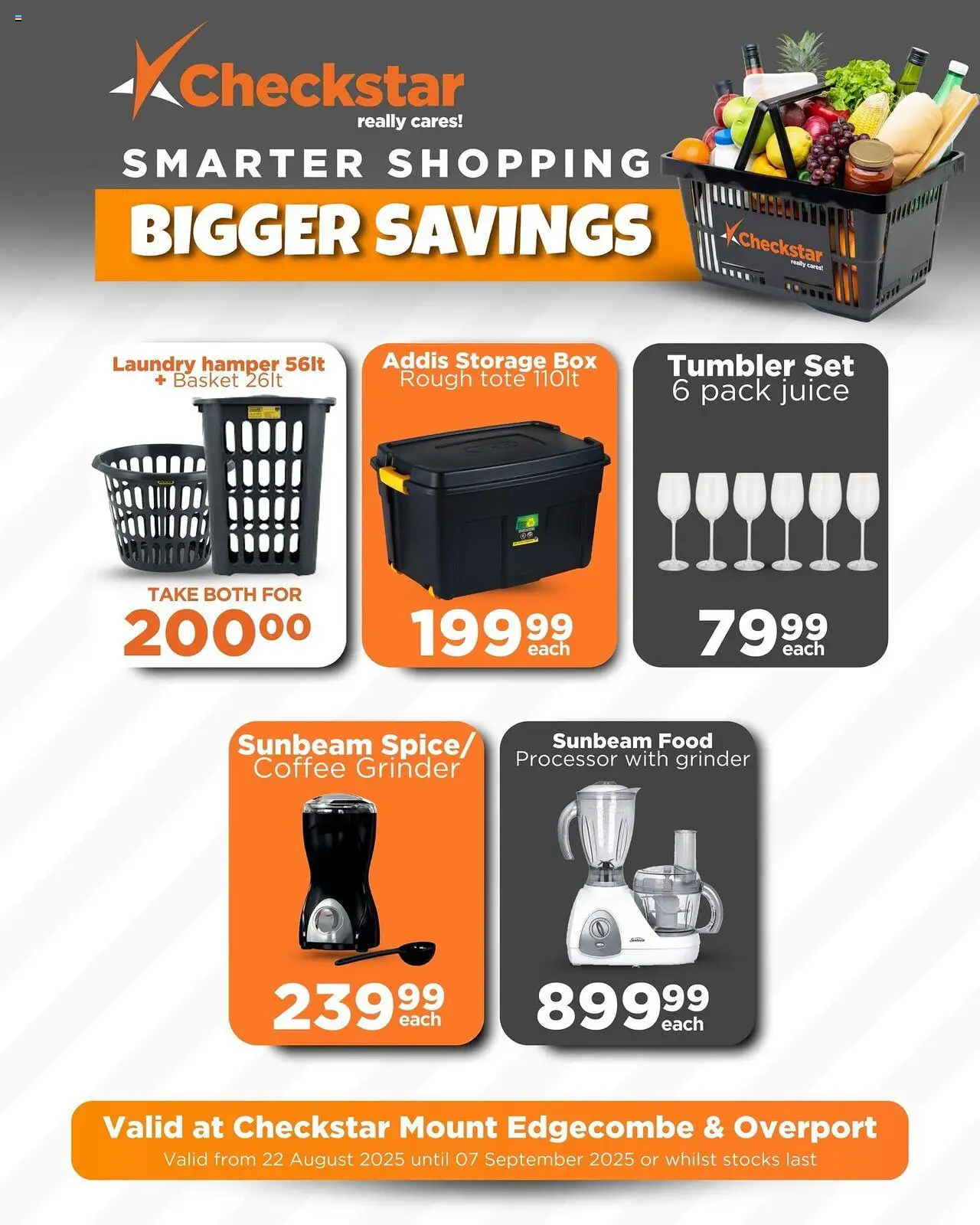 Check Star Mount Edgecombe and Overport Specials from 22/08 - 07/09/2025 > Promotions