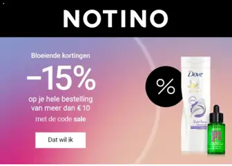 Voorbeeld van Notino van winkel Aanbiedingen geldig vanaf 08-04-2026