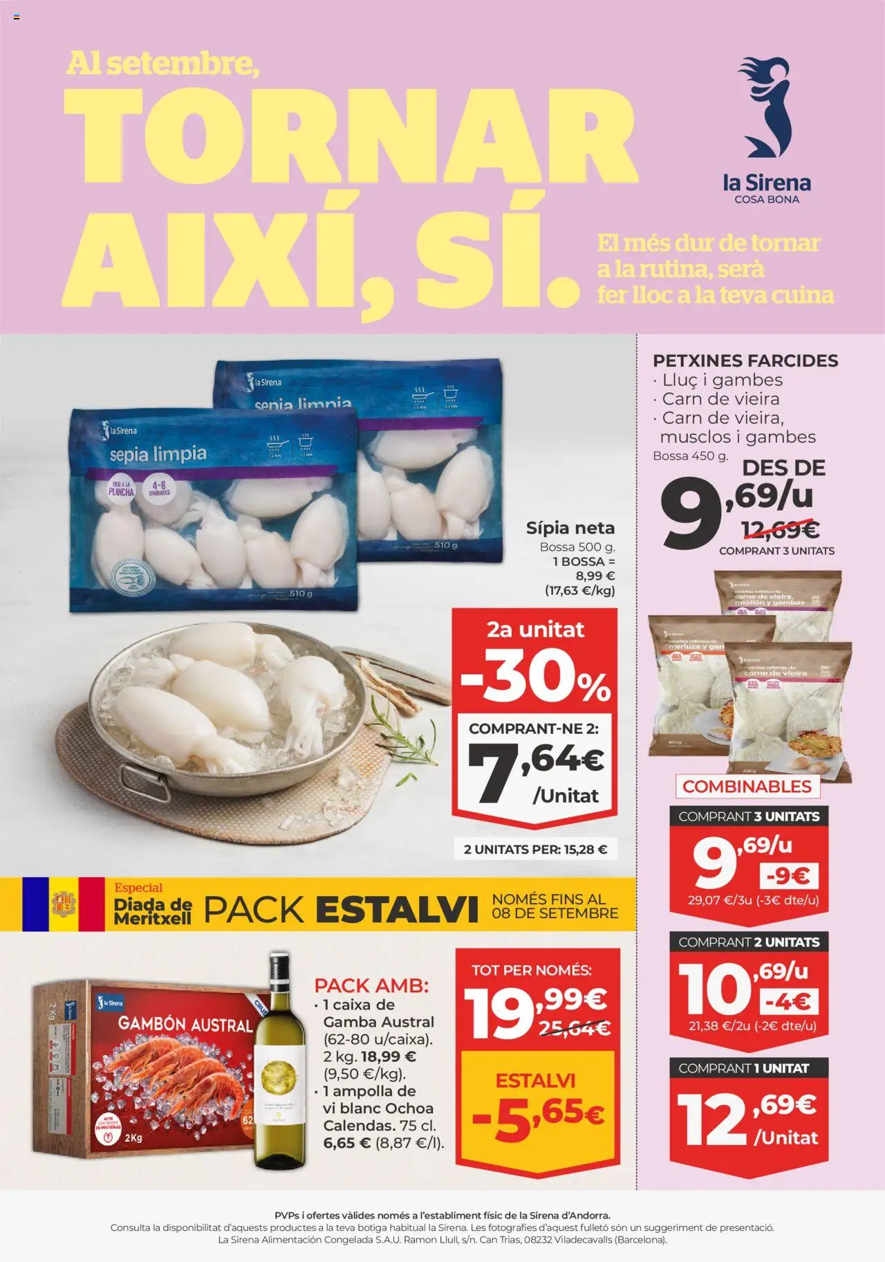 La Sirena Andorra > 28/08 - 10/09/2025 > Ofertas