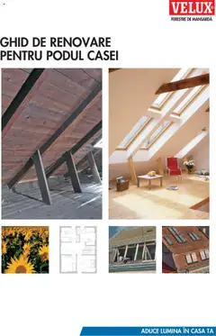 Previzualizarea de cataloage: Velux Catalog - Ghid de renovare pentru podul casei valabil de la 01.01.2025