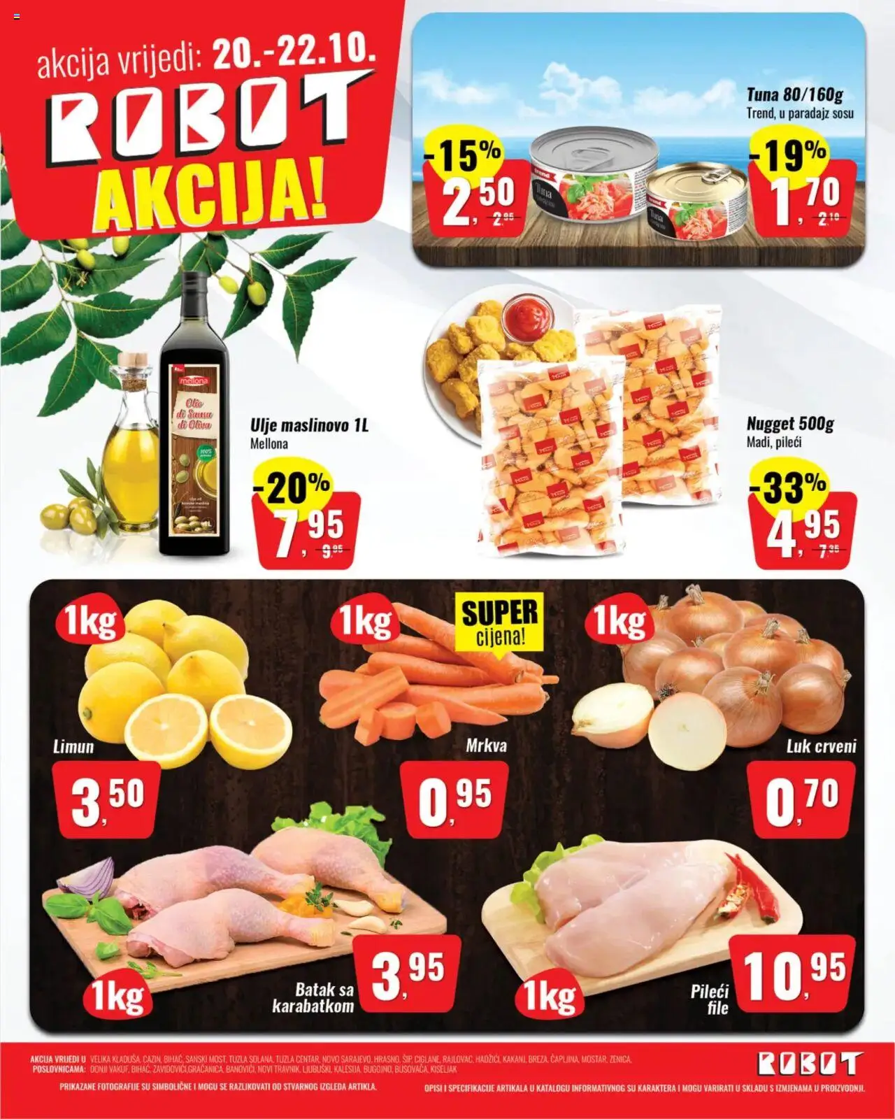 Pregled letka Katalog Akcija trgovine Robot vrijedi od 2025.10.20