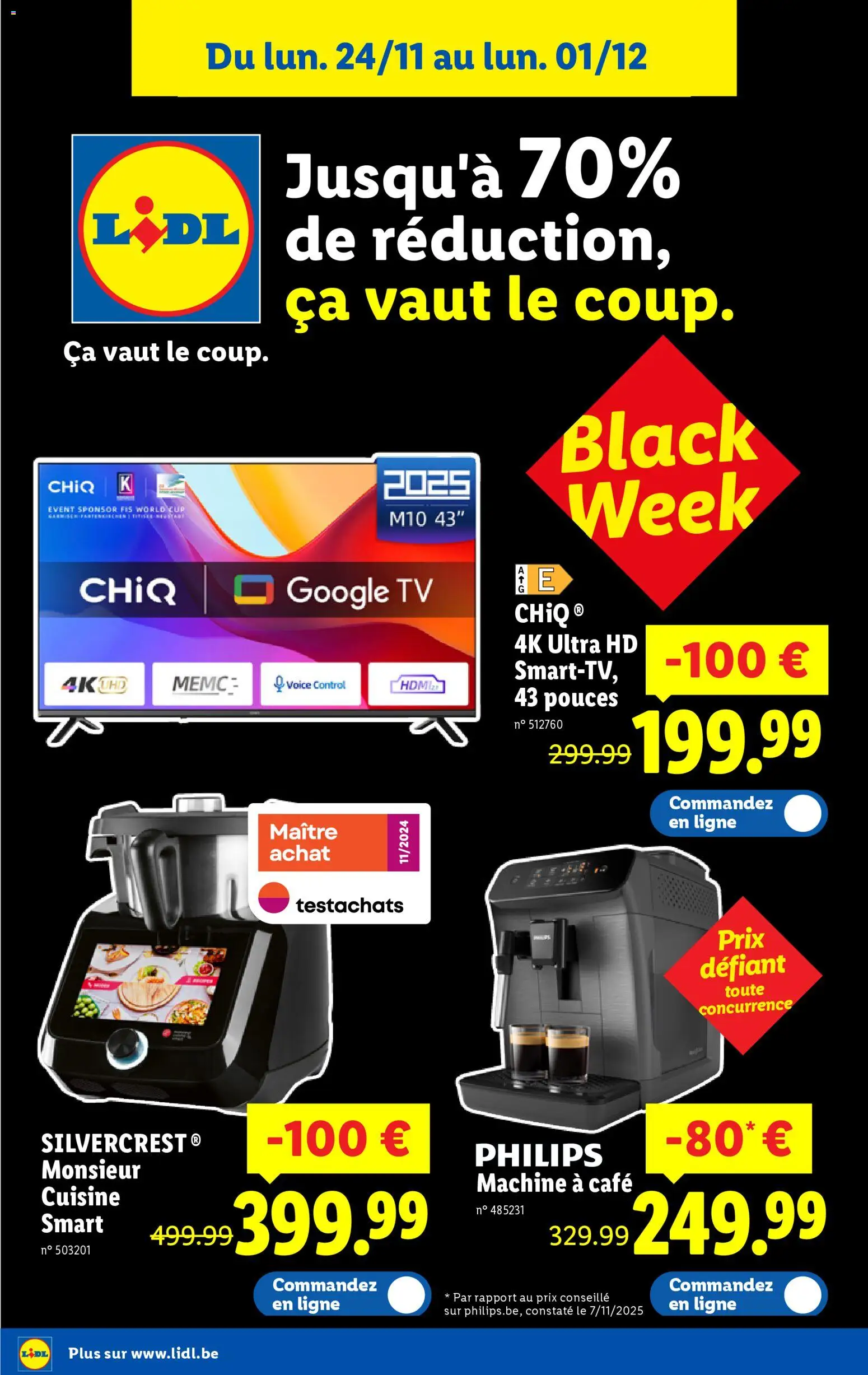 Voorbeeld van Black Friday van winkel Lidl geldig vanaf 24/11/2025