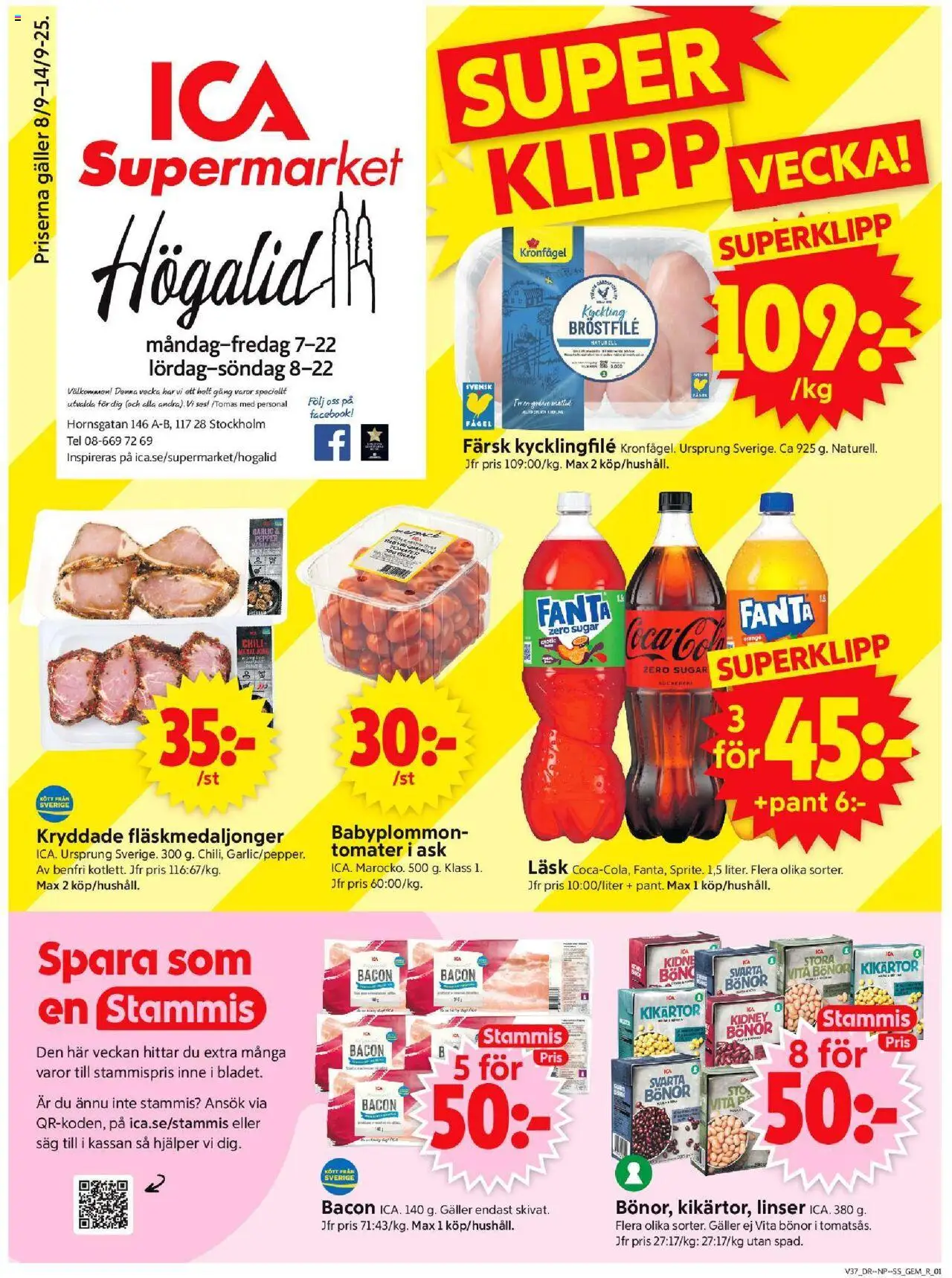 Stockholm är giltig 08/09 2025 > Veckans Erbjudanden gäller från 08/09/2025 till 14/09/2025 sidnummer 1