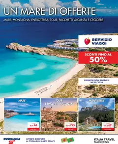 Anteprima dell'opuscolo Esselunga S volantino Viaggi Milano dal negozio Esselunga S valido da 10/04/2026