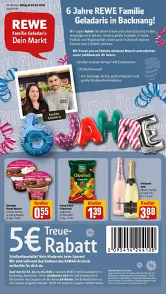Vorschau von dem Prospekt des Geschäftes Rewe, gültig ab dem 02.03.2026