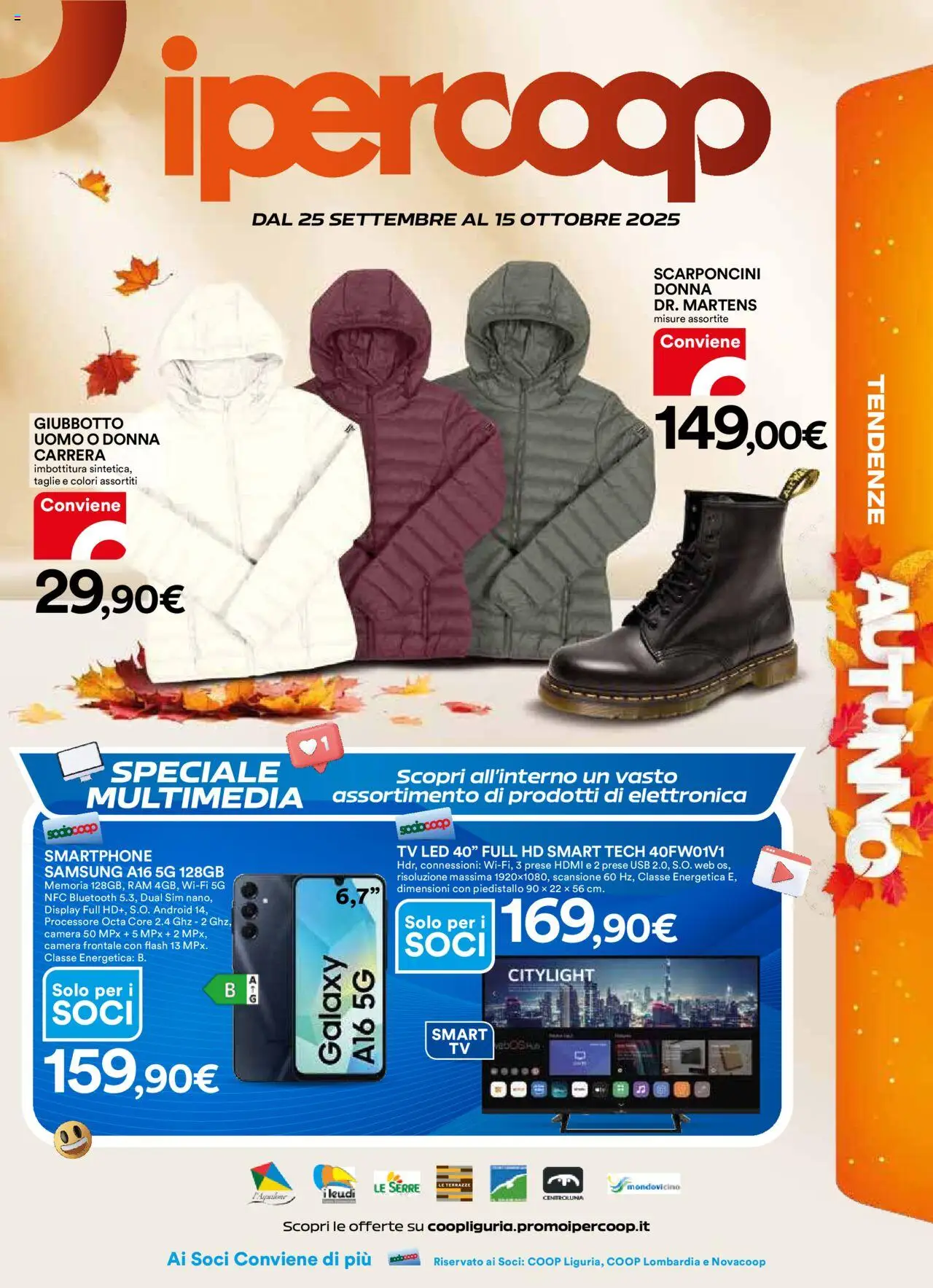 Volantino Ipercoop valido da 25/09/2025 numero di pagina 1