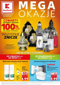 Pogląd gazetki "Mega okazje" ze sklepu Kaufland ważnej od 02.10.2025