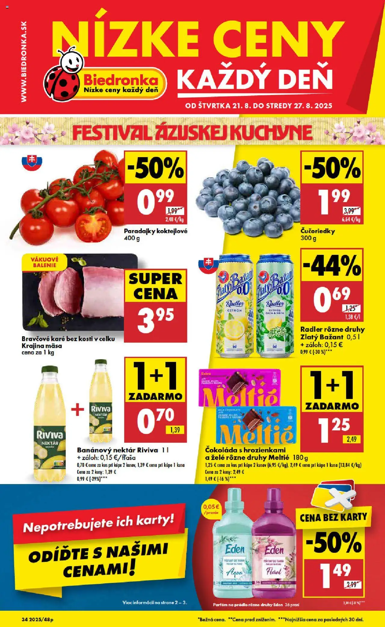Biedronka Leták (21.08. - 27.08.2025) - Akčná ponuka