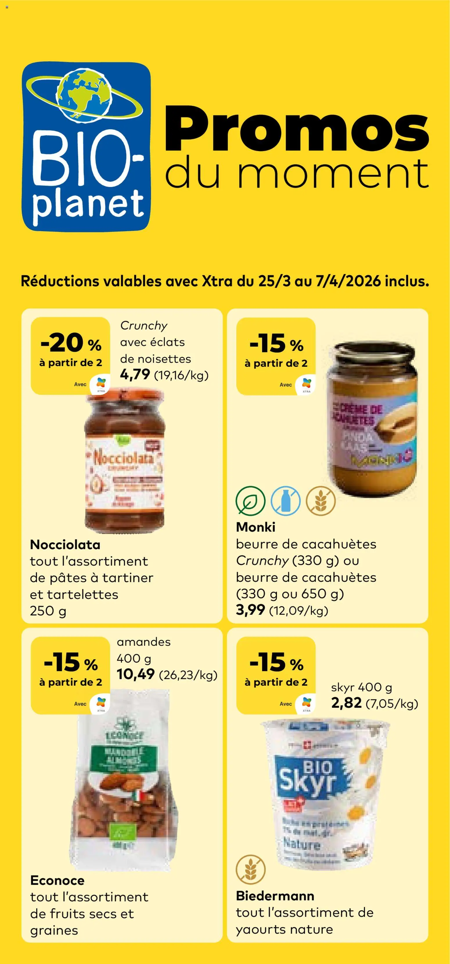 Voorbeeld van BioPlanet Publicité van winkel BioPlanet geldig vanaf 25/03/2026 - Skyr