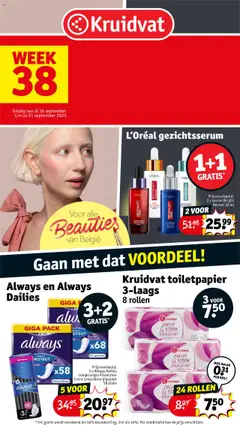 Voorbeeld van Folder week 38 van winkel Kruidvat geldig vanaf 16/09/2025