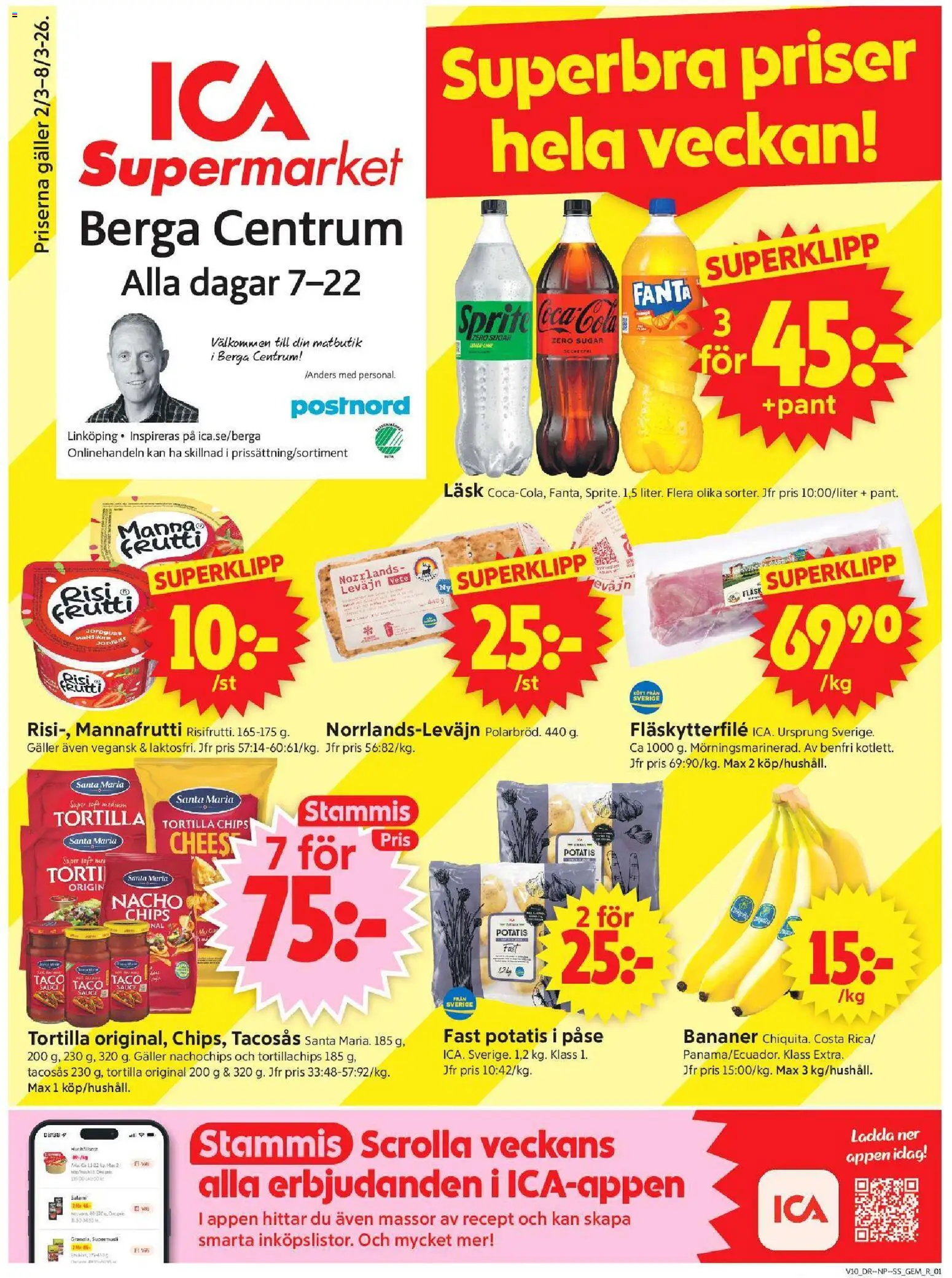 Förhandsgranska reklamblad Linköping från butik ICA Supermarket gäller från 02/03/2026