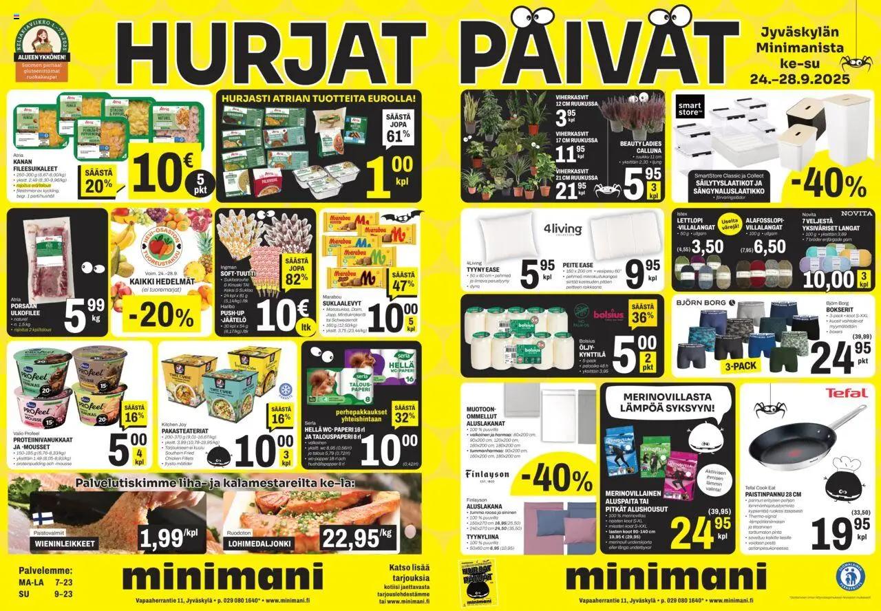 Minimani-kaupan Tarjoukset - Jyväskylä voimassa 24/09/2025 - Sivulla 1