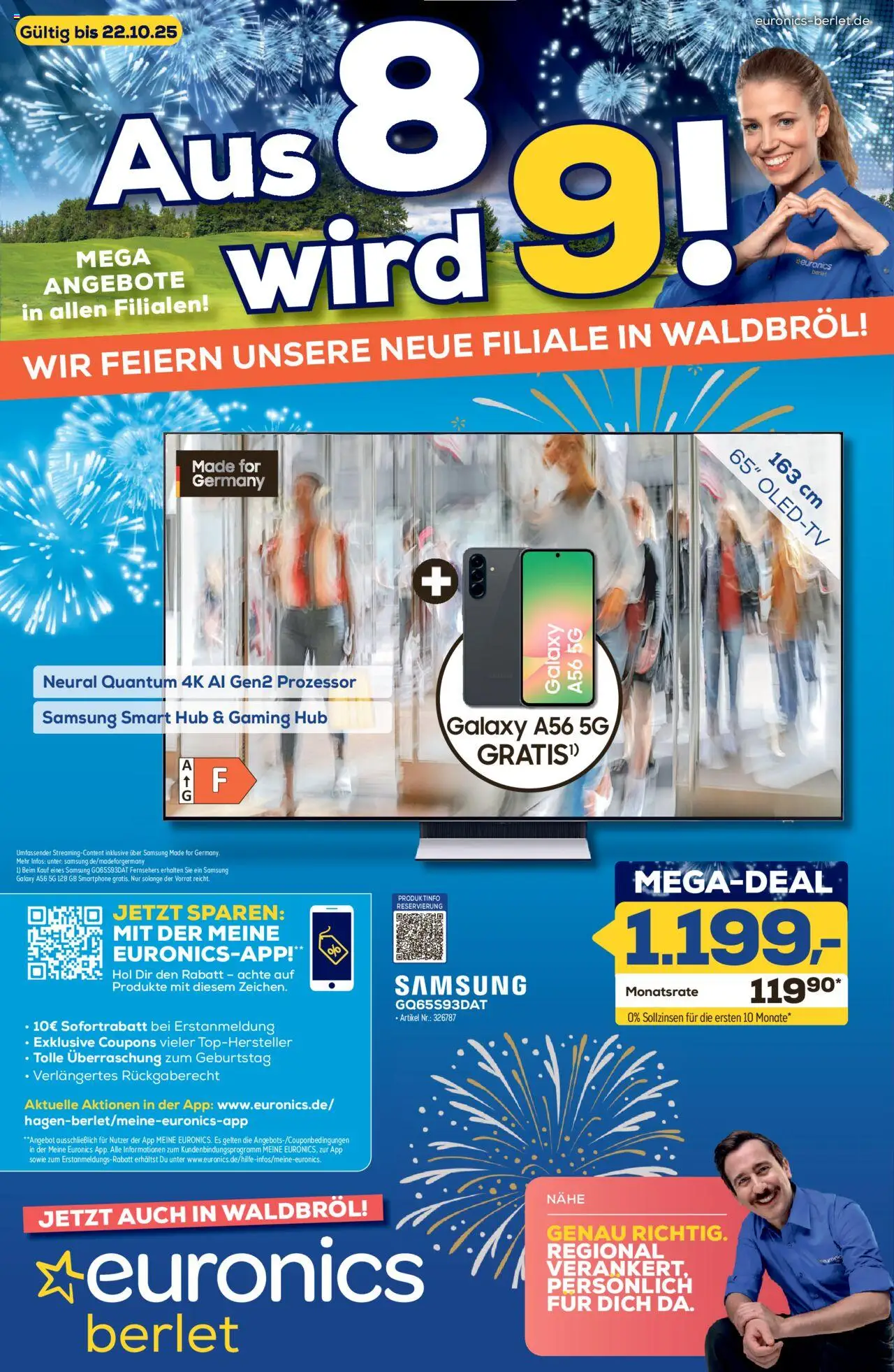 Euronics Aus 8 wird 9! (vom 16.10.2025 - 22.10.2025)
