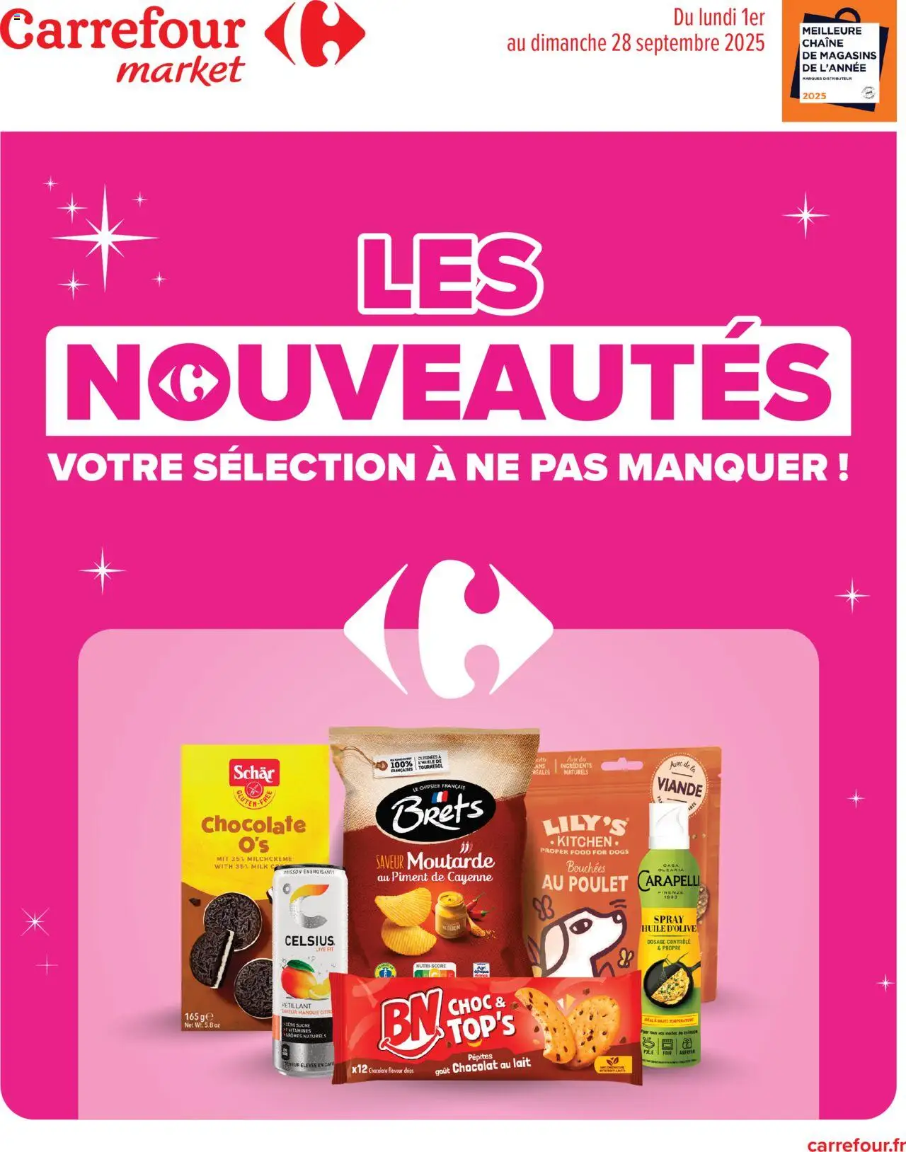 Catalogue les nouveautés de septembre de la boutique Carrefour Market valable du 01/09/2025 - Page numéro 1