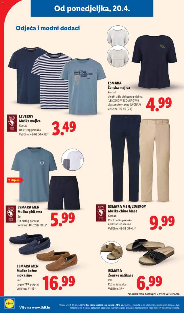 Novi Lidl katalog od 20.04.