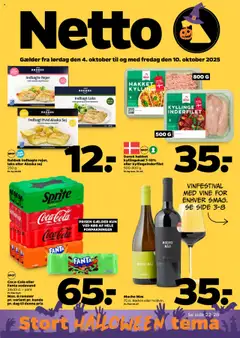 Eksempel på tilbudsavis Tilbudsavis fra butik Netto gyldig fra 04/10/2025