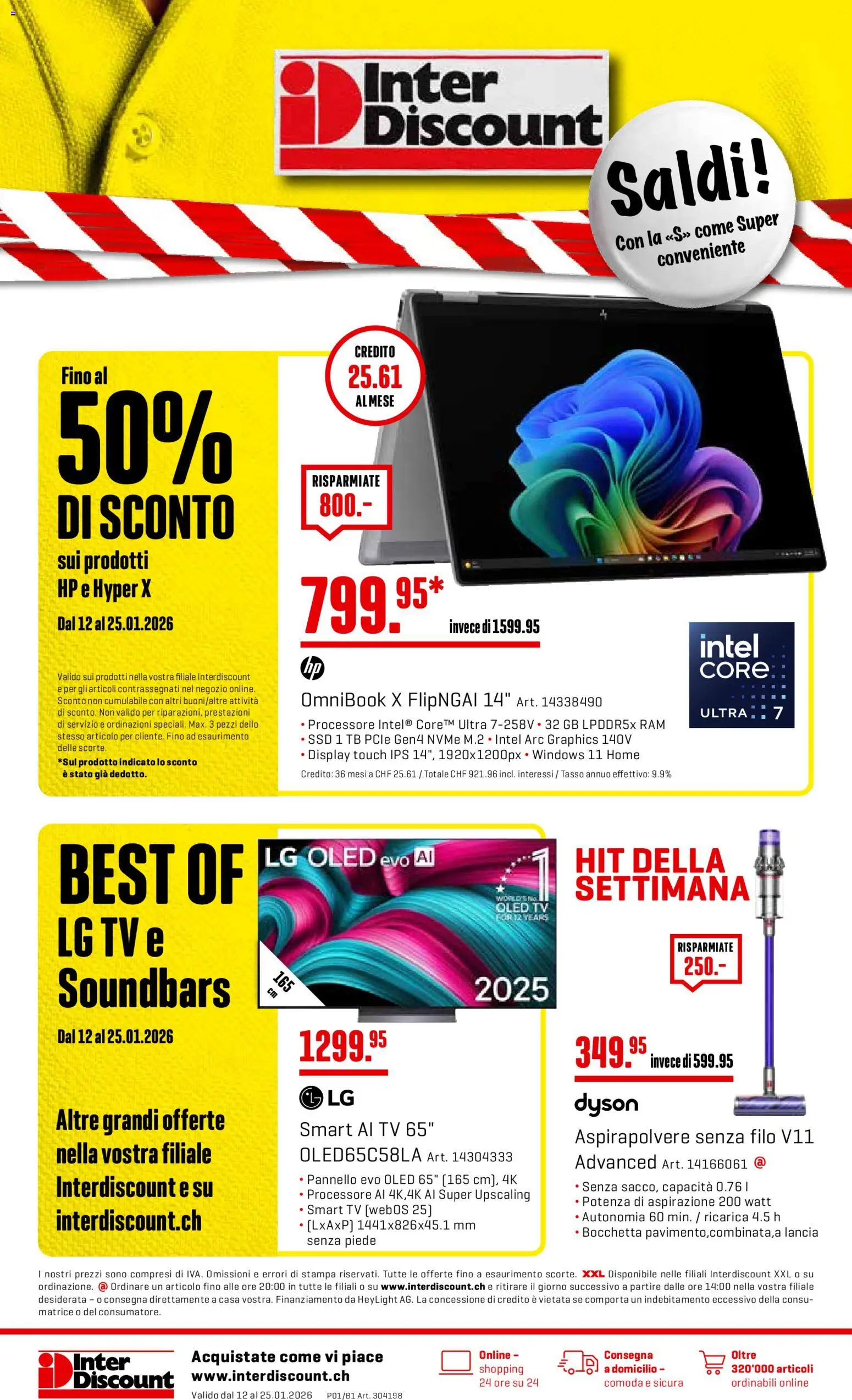 Vorschau des Merkblatts Aktionen IT vom Shop Interdiscount gültig von 12.01.2026 bis 25.01.2026