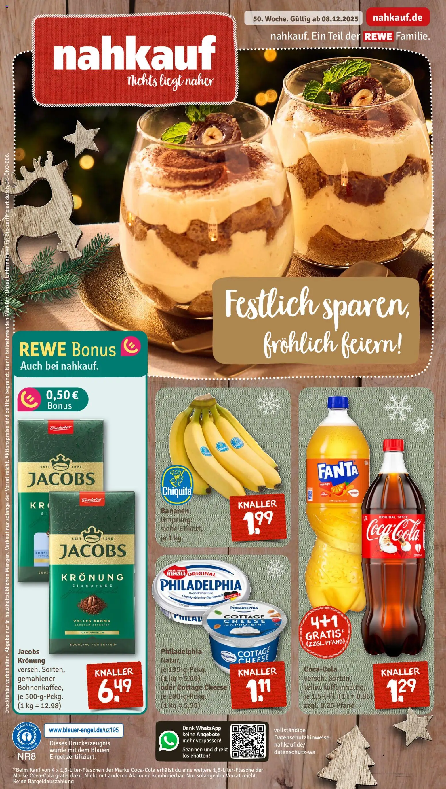 Vorschau von dem Prospekt des Geschäftes Nahkauf, gültig ab dem 08.12.2025