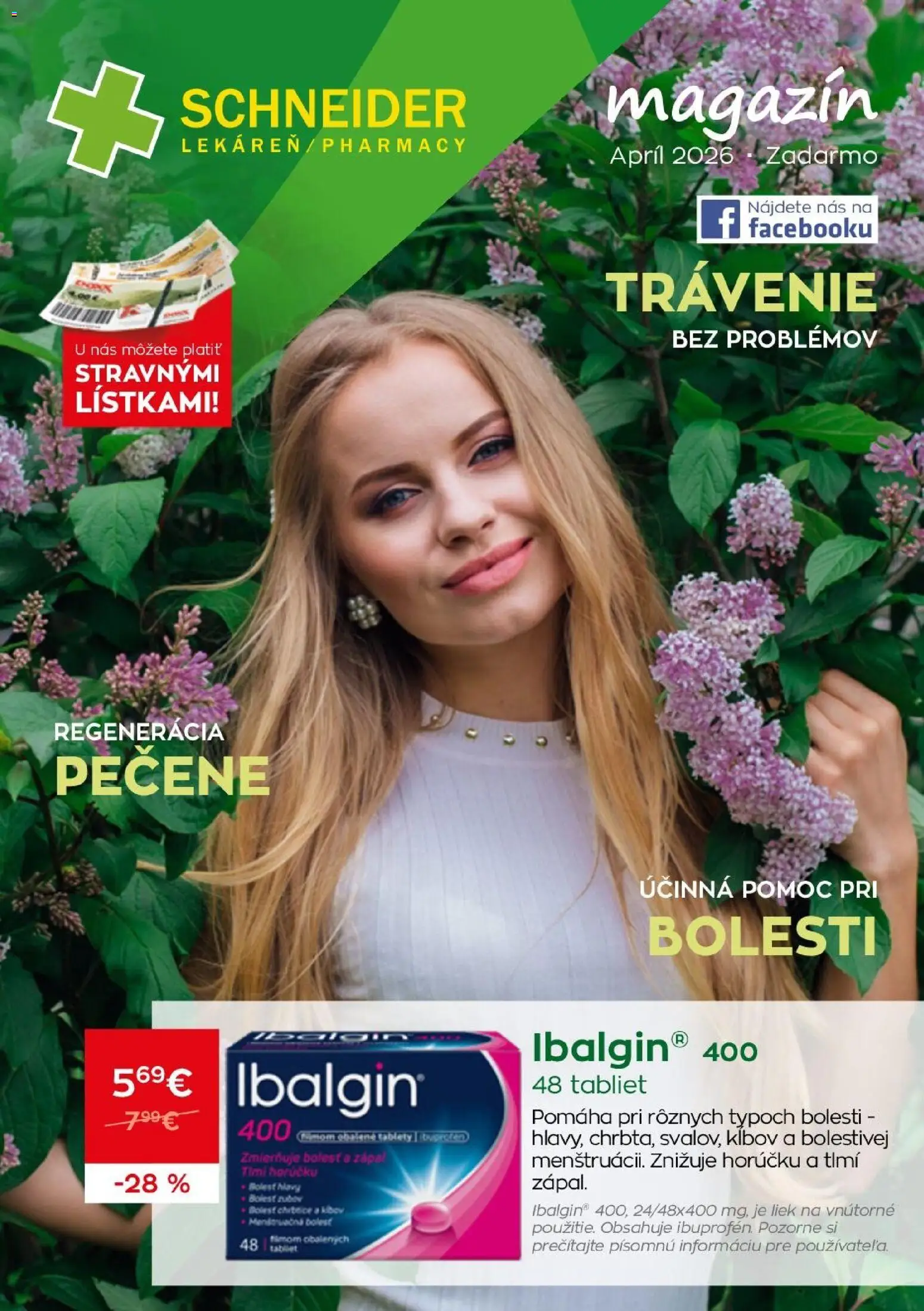 Náhľad Schneider lekáreň letáku platného od 01.04.2026