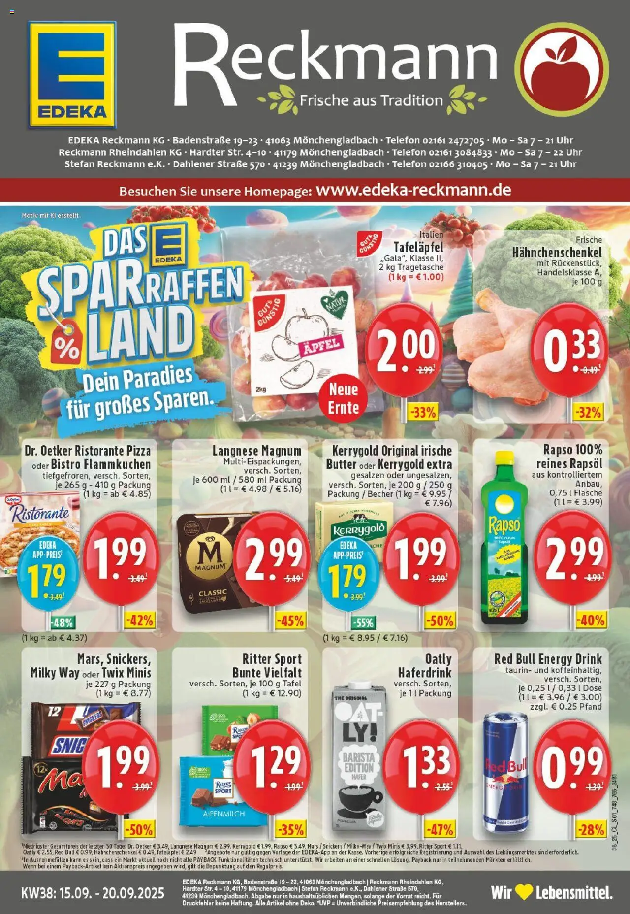 EDEKA Prospekt ab 14.09.2025 - Prospekt Mönchengladbach Online