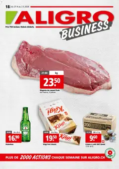 Vorschau des Merkblatts Aligro aktionen Business Chavannes, Matran, Genève, Sion vom Shop Aligro gültig von 27.04.2026 bis 02.05.2026