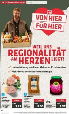 Vorschau von dem Prospekt des Geschäftes Kaufland, gültig ab dem 22.01.2026